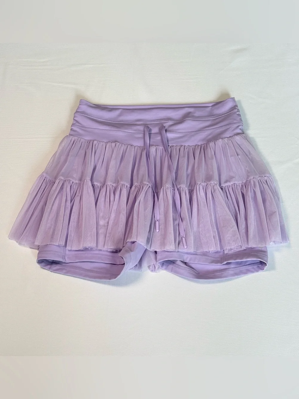 POPFLEX Pirouette Skort Digital Lavender XL Tennis Ballet Fairycore Activewear - Picture 1 of 11